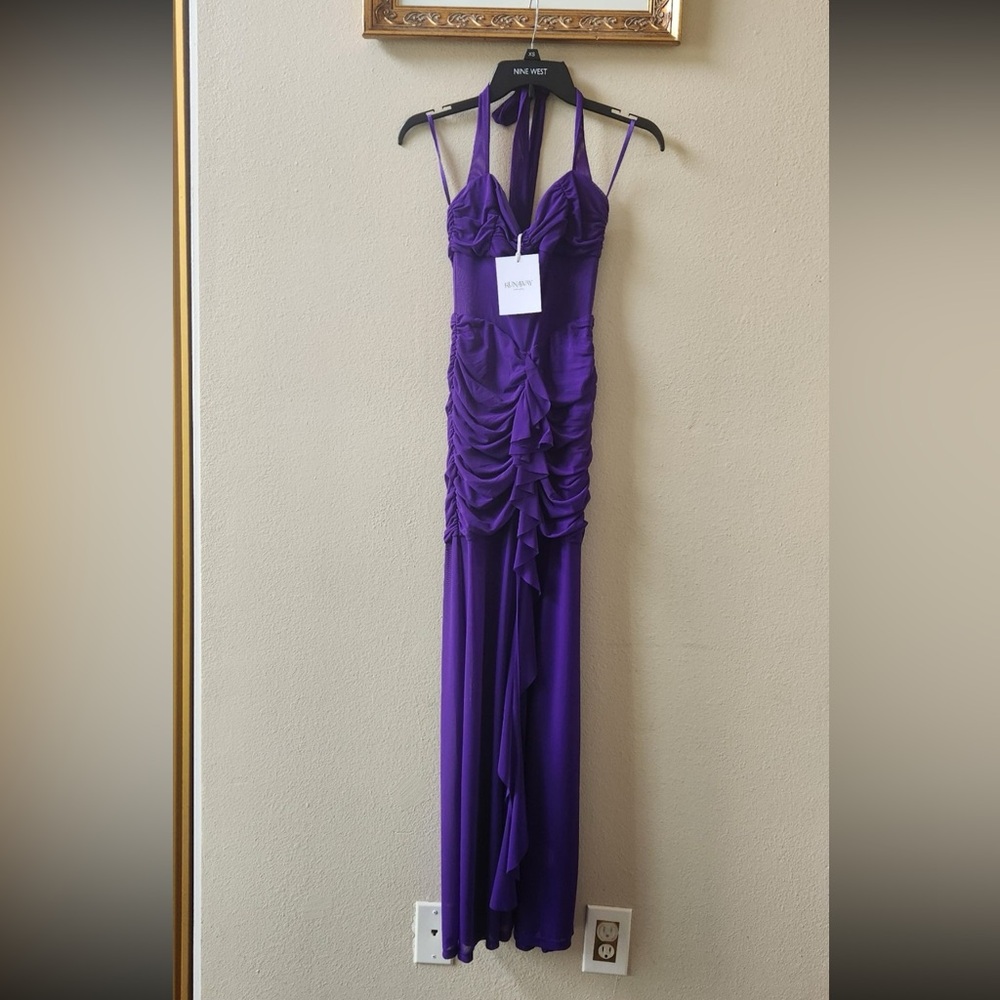 NWT Runaway The Label TALLULA MAXI DRESS in purple size S